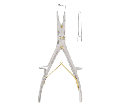 double joint rongeur large open file
