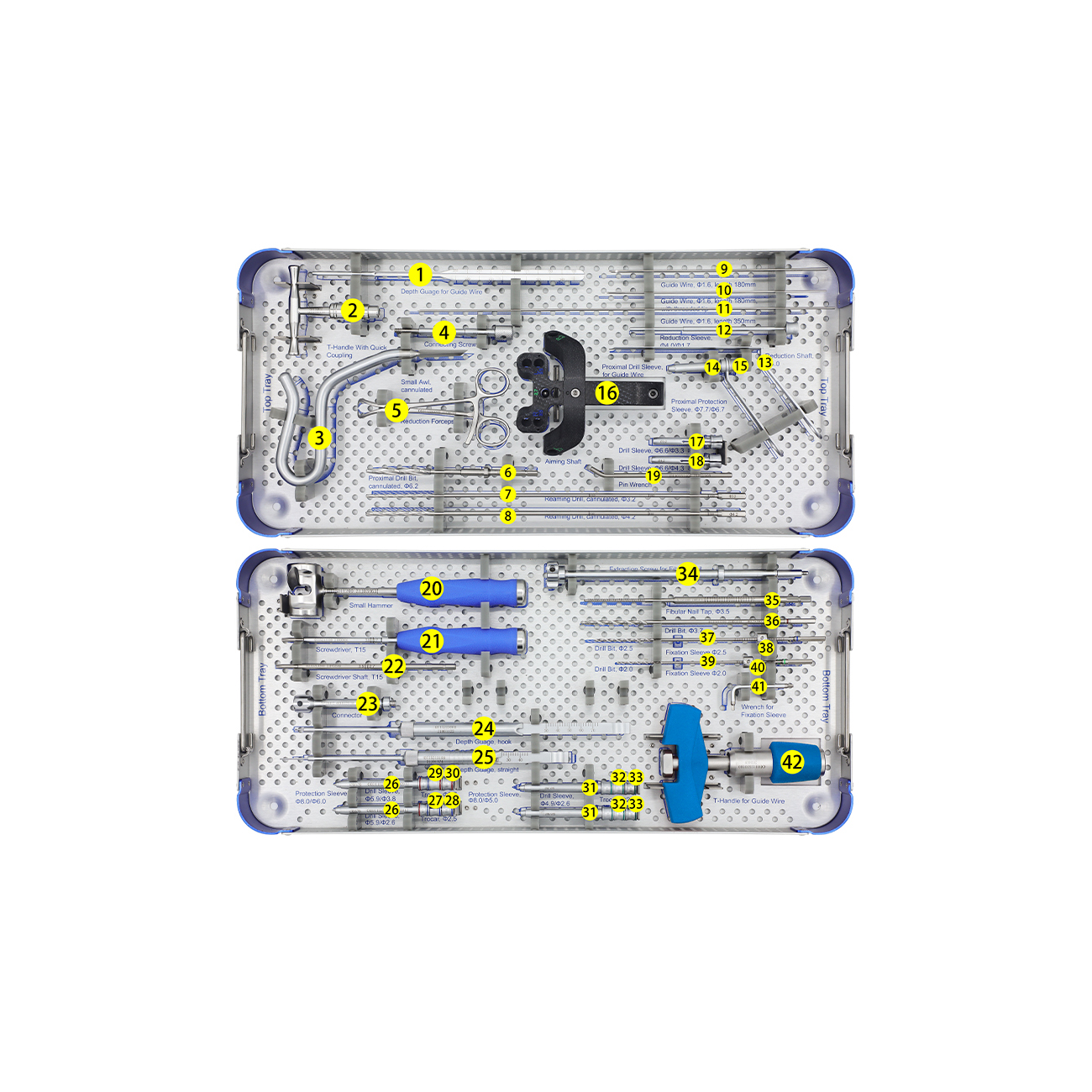 expert fibular intramedullary nail instrument set