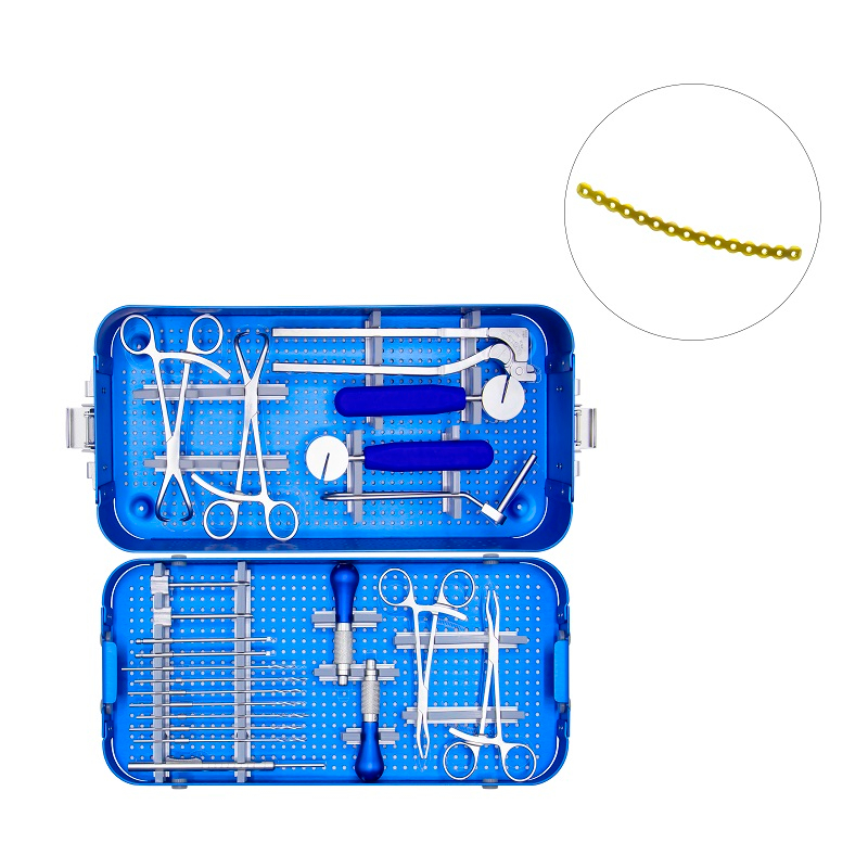 rib reconstruction locking plate instrument set