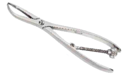 curved reduction forceps