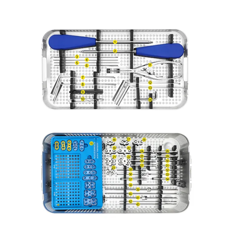 pediatric hinge locking plate instrument set