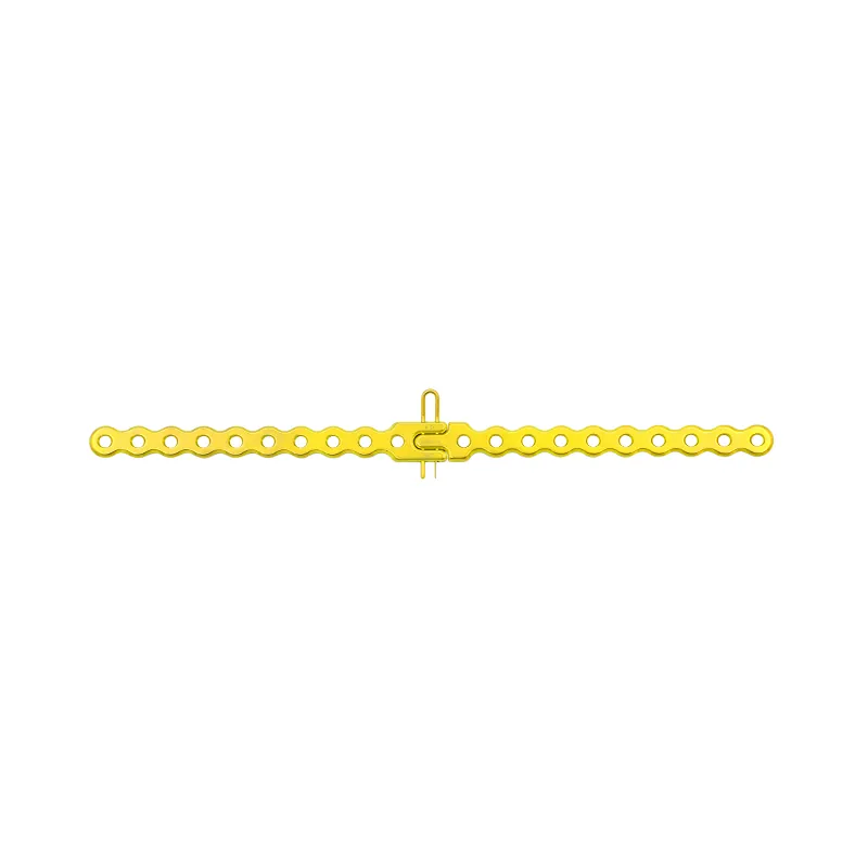 straight sternum locking plate with clip ii
