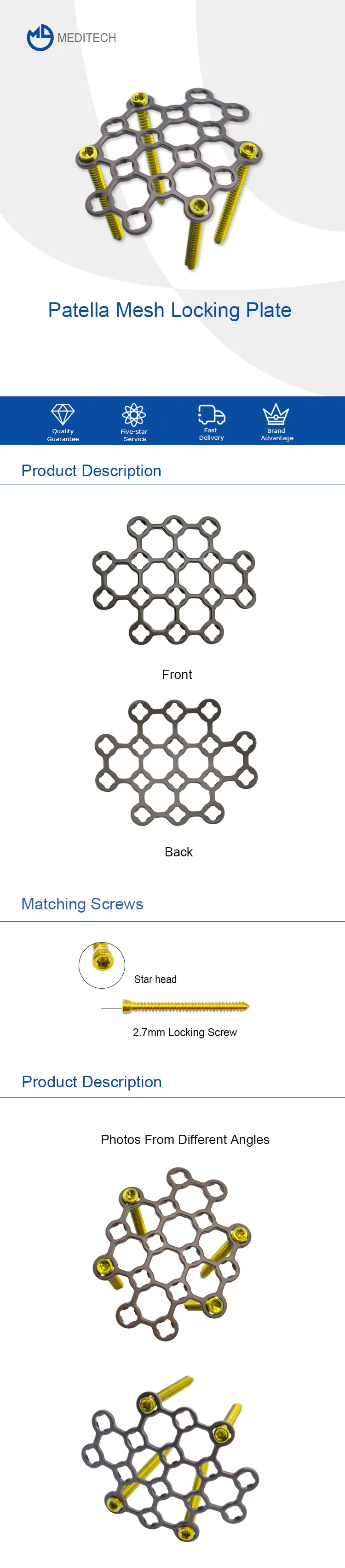 patella mesh locking plate