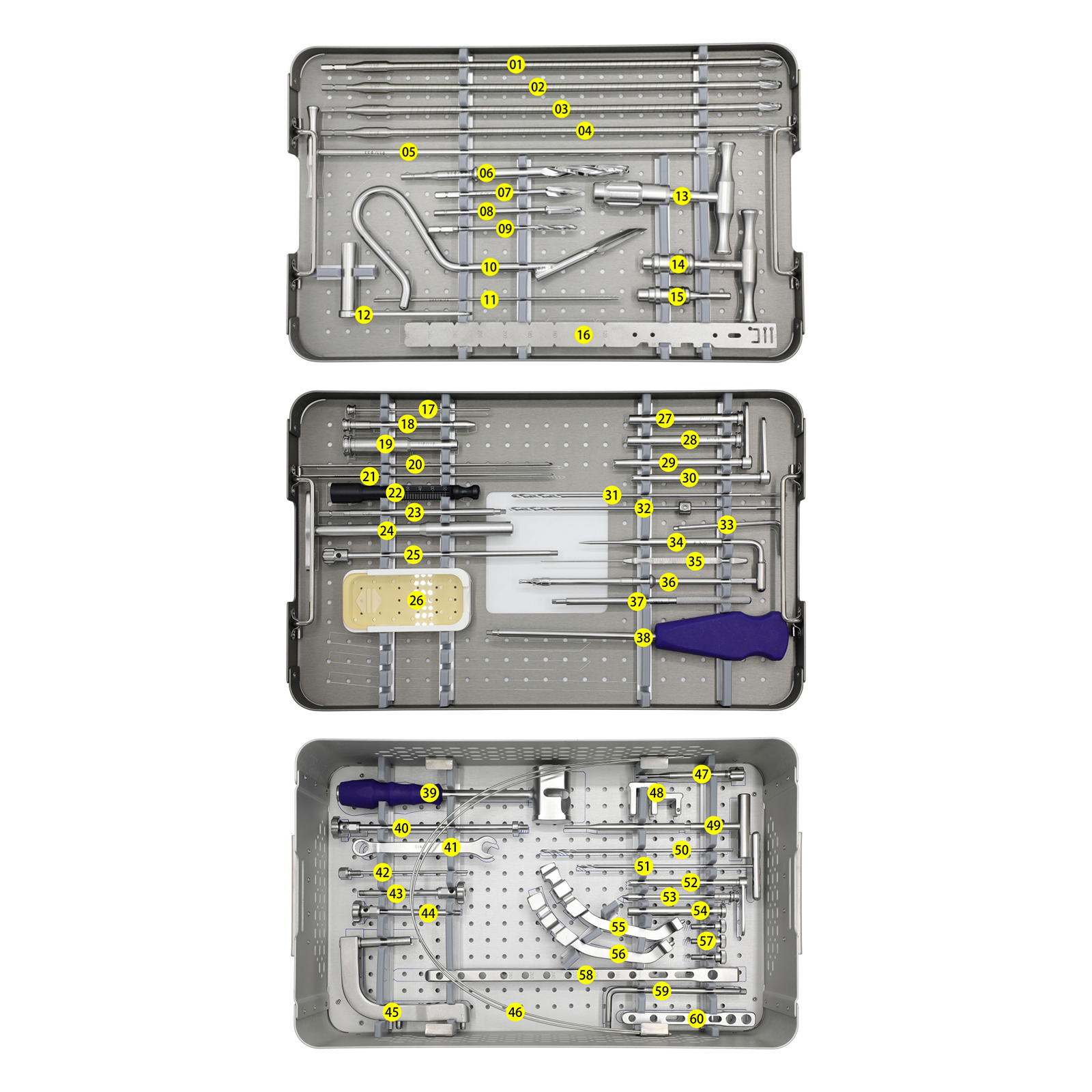 humeral intramedullary nail blade type instrument set