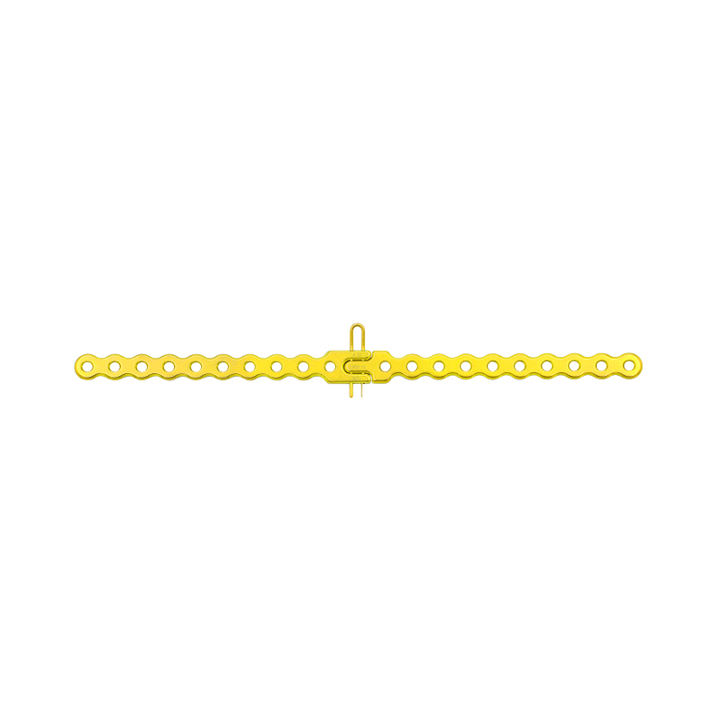 straight sternum locking plate with clip ii