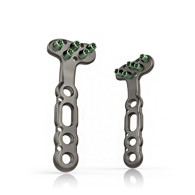 distal volar radial locking plate with drill guide