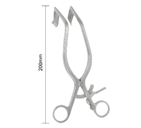 multi hook postcranial retractor 200mm