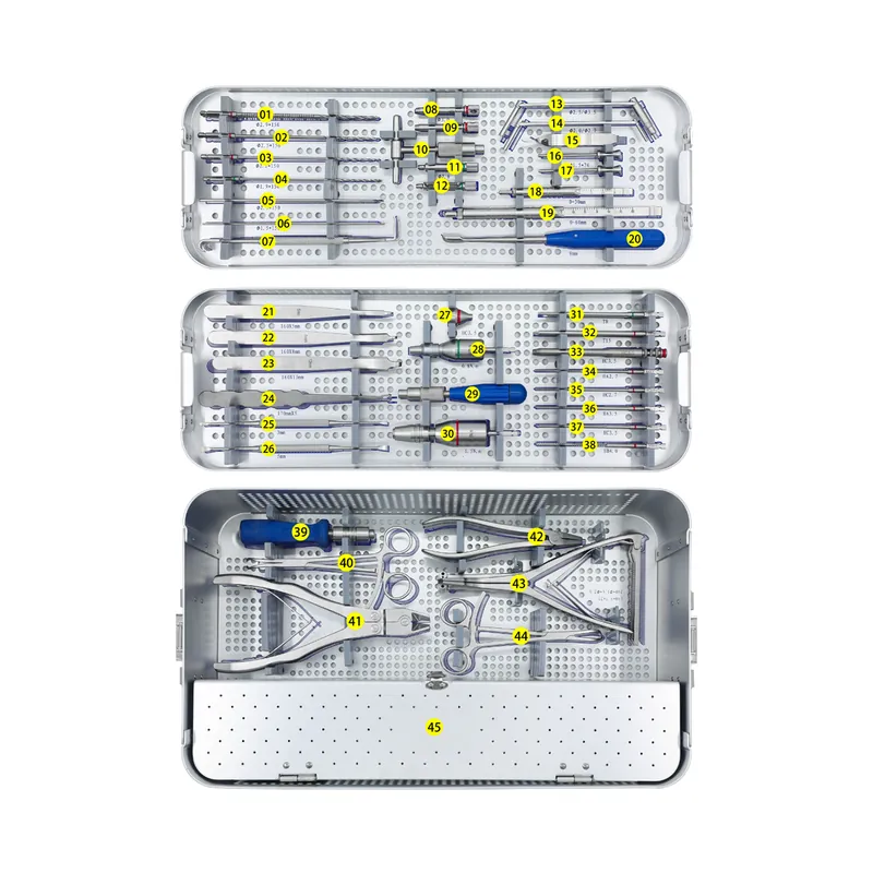 ankle locking plate instrument set