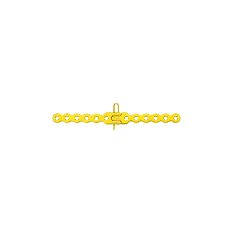 straight sternum locking plate with clip i