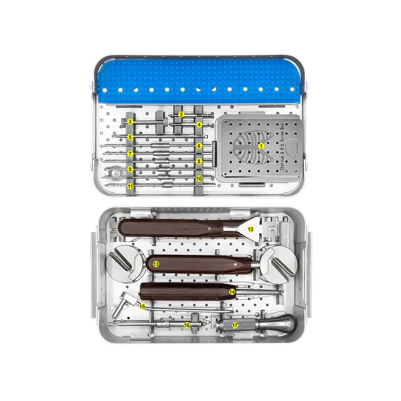 sternum locking plate instrument set