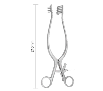 multi hook retractor 210mm