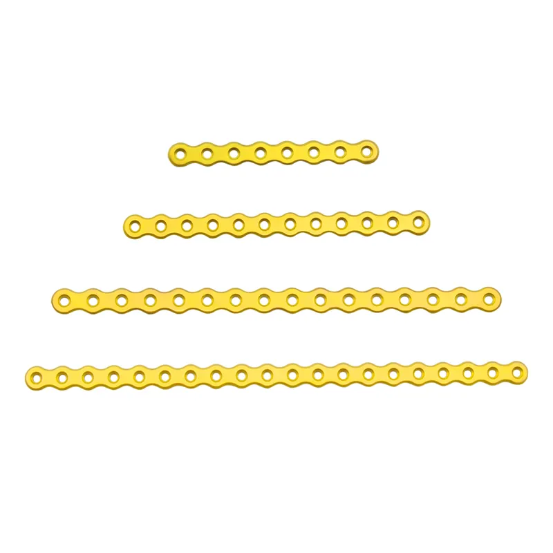 2 4mm straight reconstruction plate maxillofacial plate