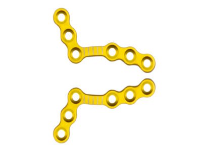 1.5MM Anatomical L-plate 6 holes Maxillofacial Plate - 2