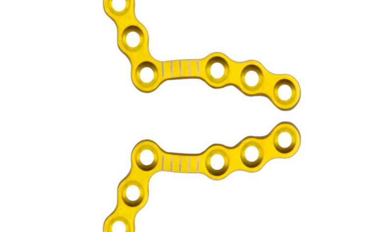 1.5MM Anatomical L-plate 6 holes Maxillofacial Plate - 2